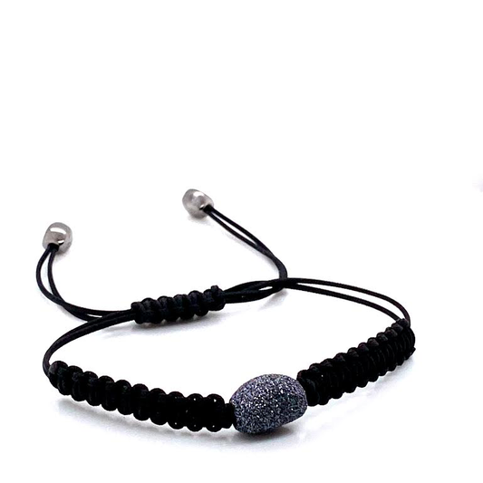 Silver Grey Bead Bracelet (Silver) | Pesavento | Luby 