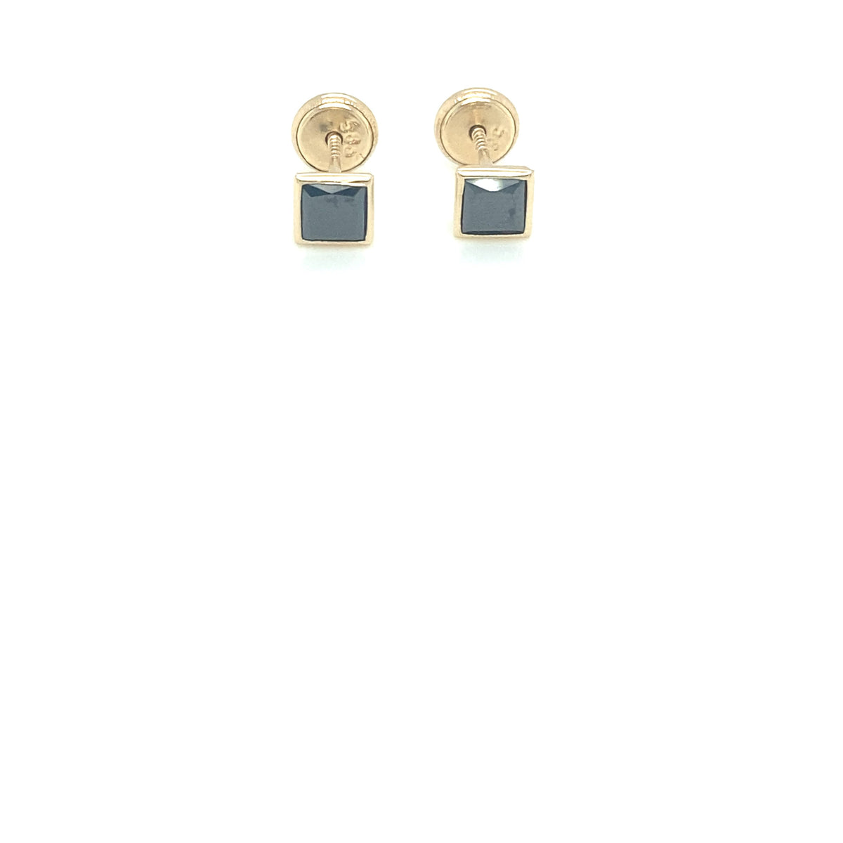 GOLD SQUARE CZ | Luby Gold Collection | Luby 