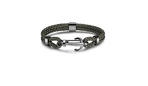 Marine Army Green Nylon Bracelet (Silver) | Brosway Italia | Luby 