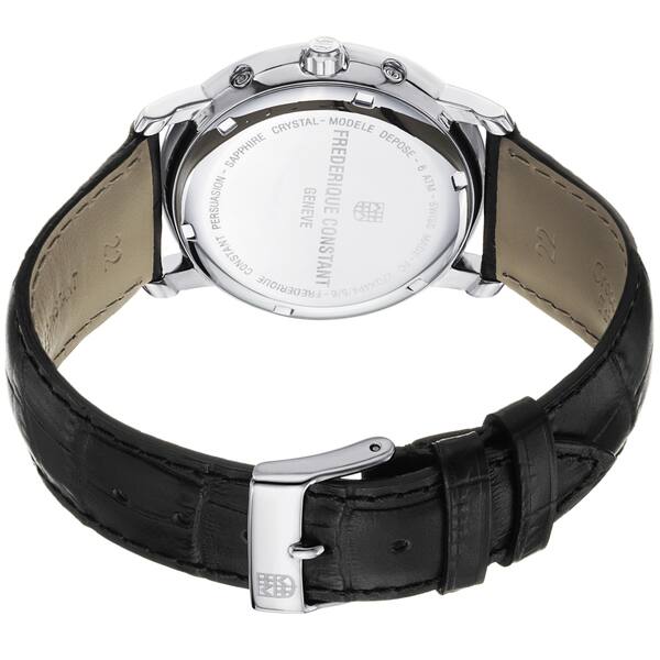 Classics Quartz Chronograph (Silver) | Frederique Constant | Luby 