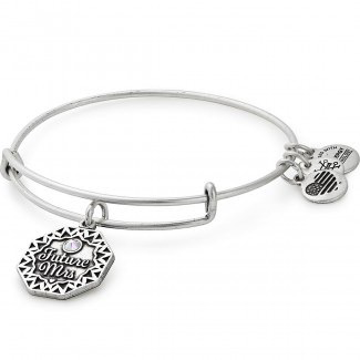 Future Mrs. Bangle Bracelet (Silver) | Alex and Ani | Luby 