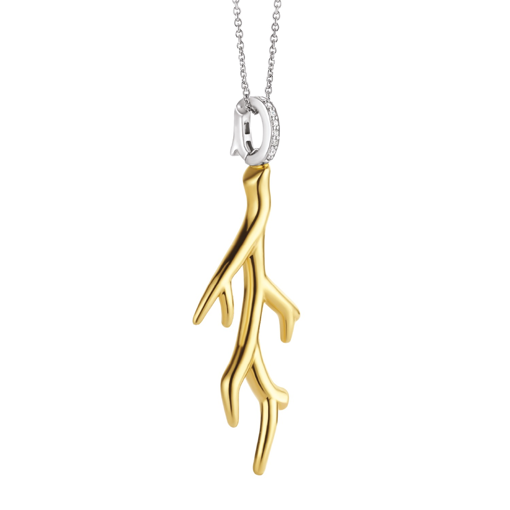 GOLDEN BRANCH PENDANT | Ti Sento Milano | Luby 