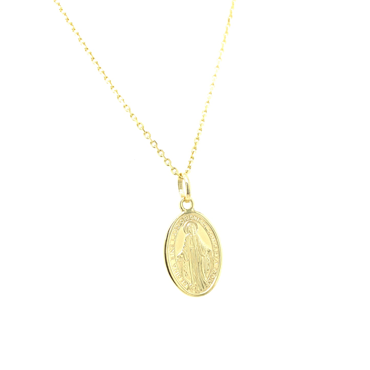 14K JESUS OVAL PENDANT | Luby Gold Collection | Luby 