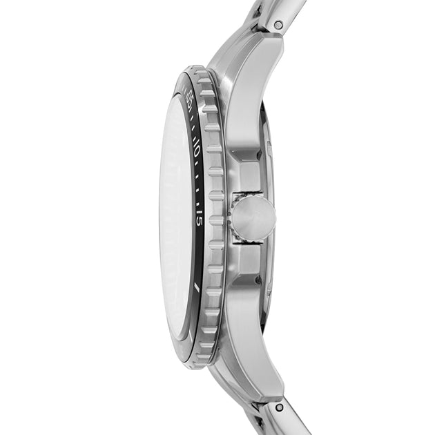Automatic Watch (Silver) | Fossil | Luby 