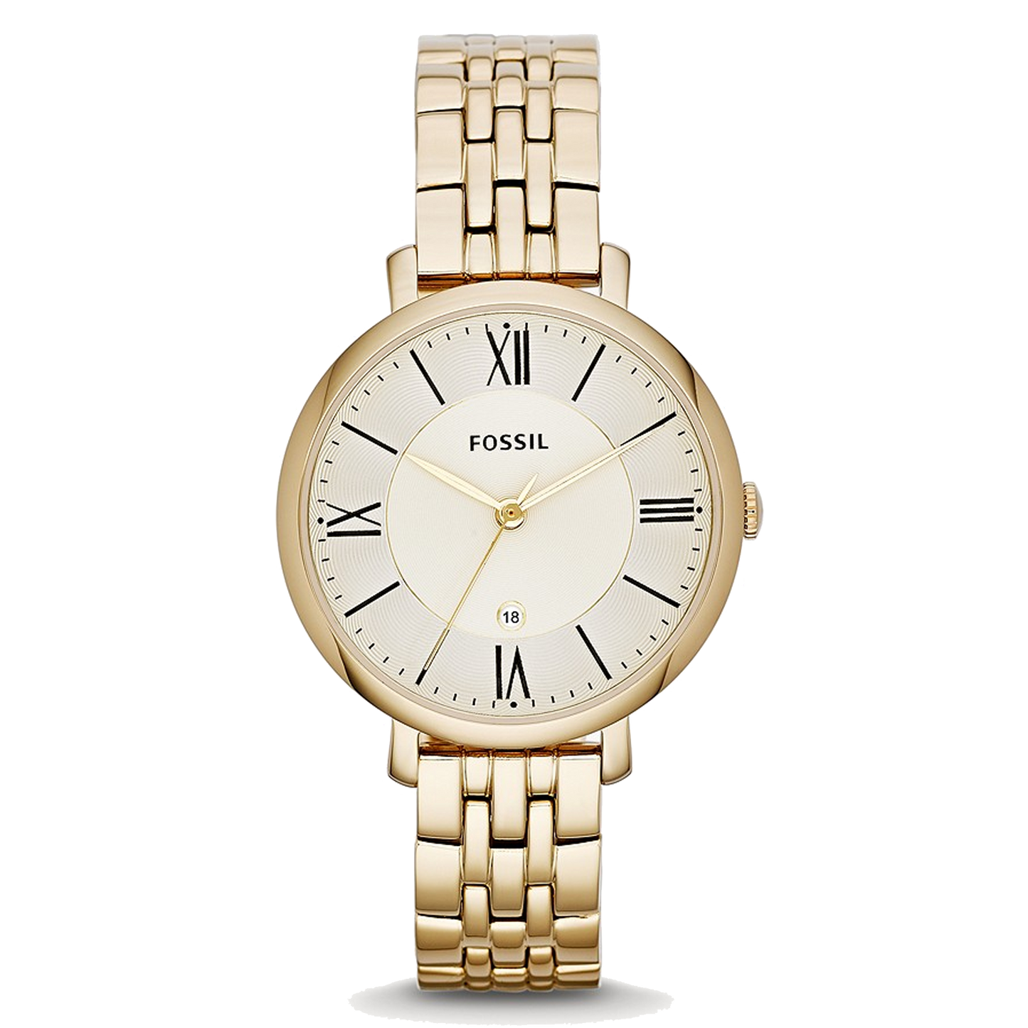 Jacqueline Watch (Gold/Champagne) | Fossil | Luby 