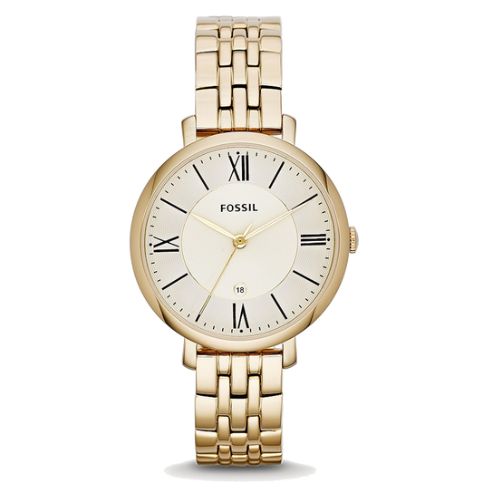 Jacqueline Watch (Gold/Champagne) | Fossil | Luby 