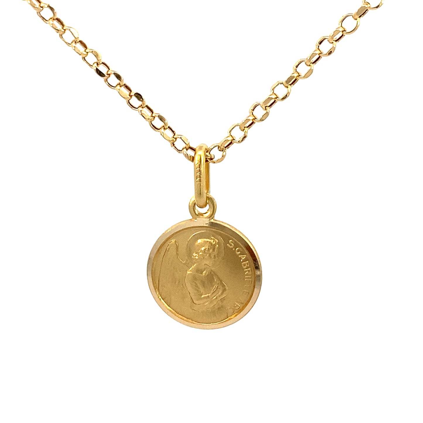 14K Gold San Gabriel Pendant | Luby Gold Collection | Luby 