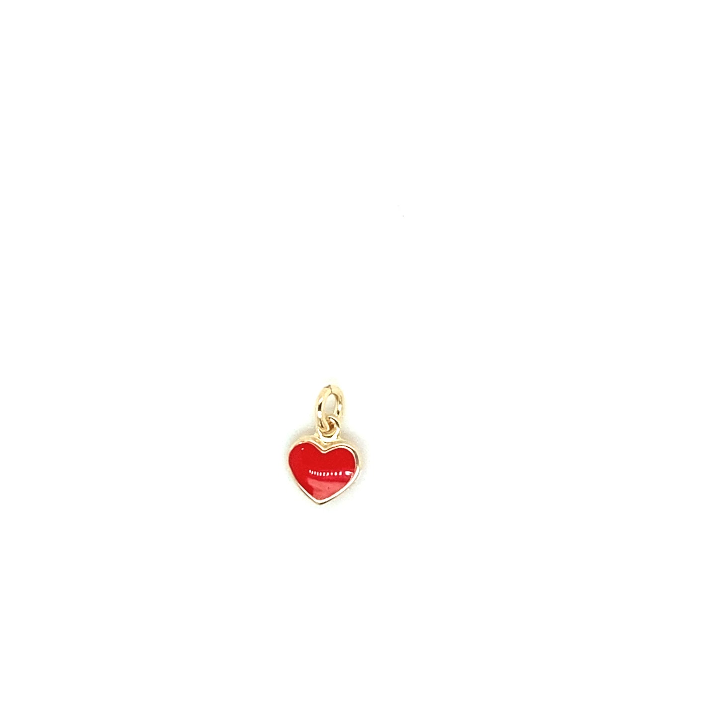 14K GOLD ENAMEL EXTRASMALL HEART | Luby Gold Collection | Luby 