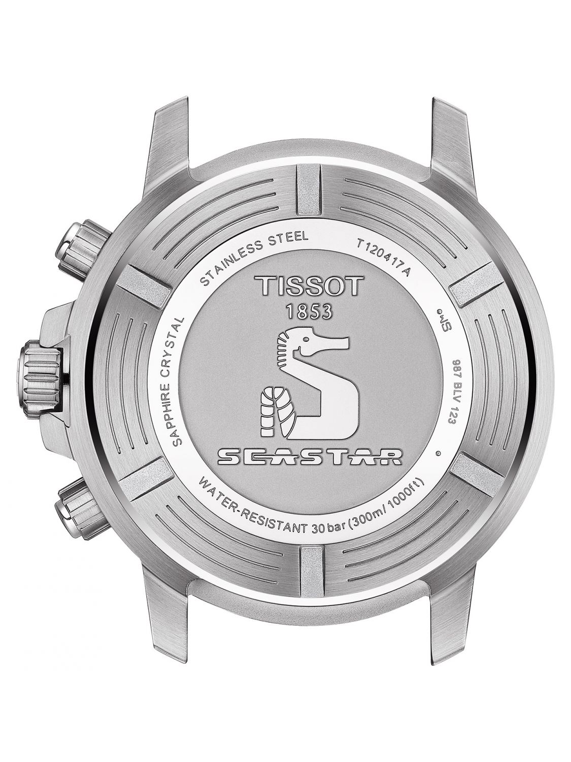 Seastar 1000 Chronograph (Silver-Green) | Tissot | Luby 
