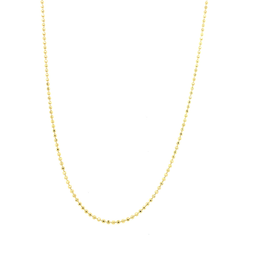 10K FANCY BEADED CHAIN