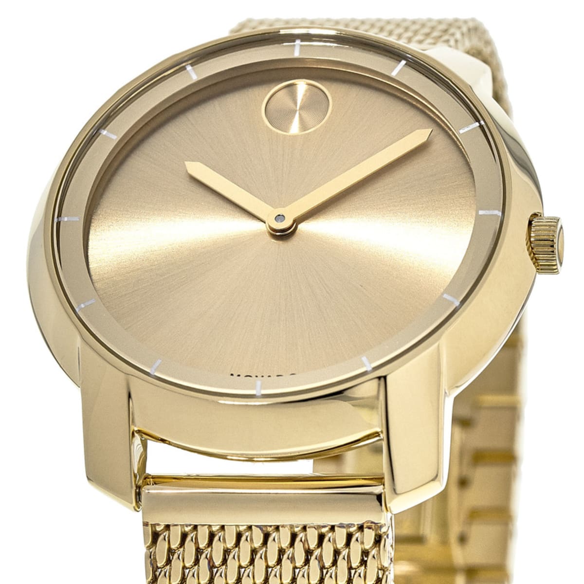 Movado BOLD Mesh Gold | Movado | Luby 