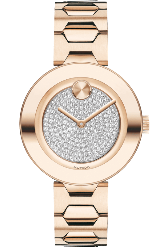 Movado BOLD Rose Gold Crystal Pavé | Movado | Luby 