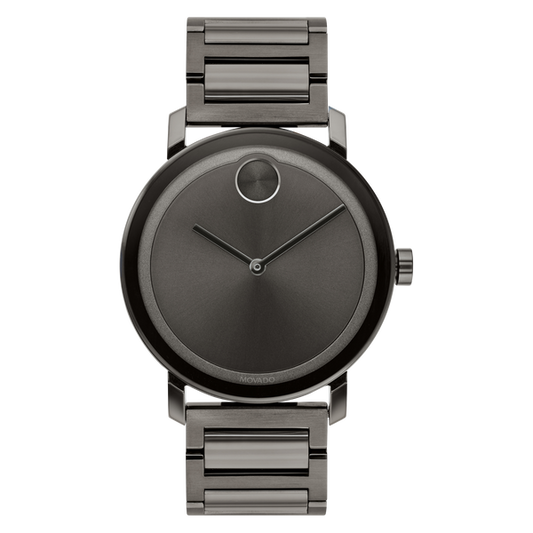 MOVADO BOLD GUNMETAL ION- PLATED | Movado | Luby 