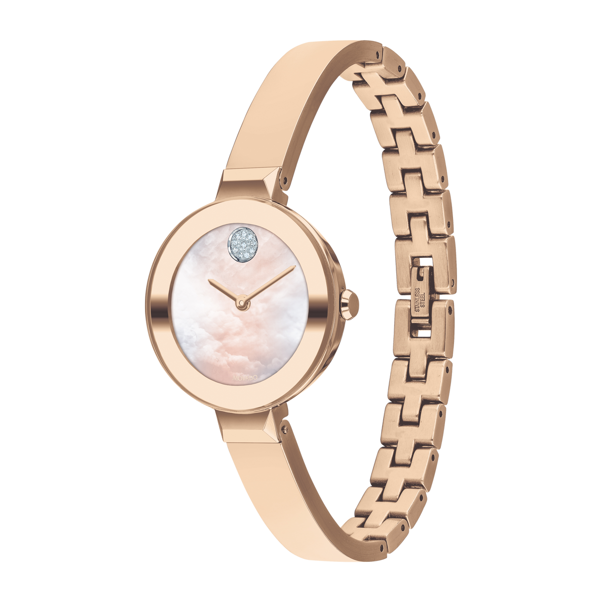 Movado Bold Bangle Rose Gold | Movado | Luby 