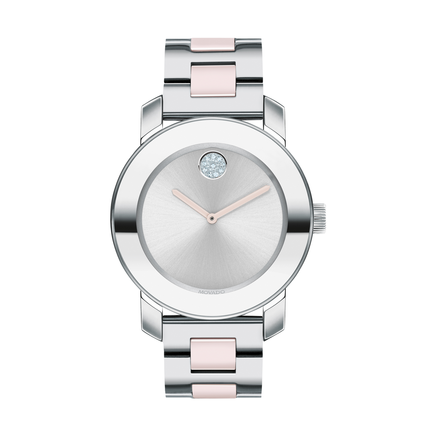 Bold Ceramic (Silver/Blush Pink) | Movado | Luby 