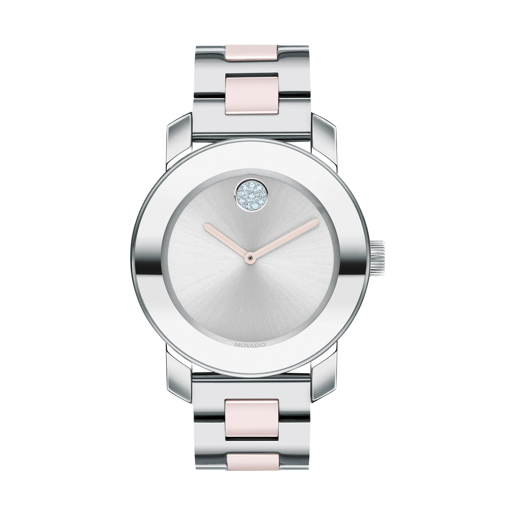Bold Ceramic (Silver/Blush Pink) | Movado | Luby 