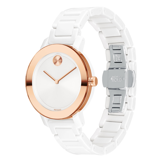 Movado Bold Evolution White Ceramic | Movado | Luby 