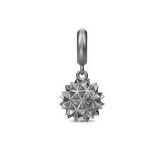 Encanto de gota de estrella de la mañana (plata)