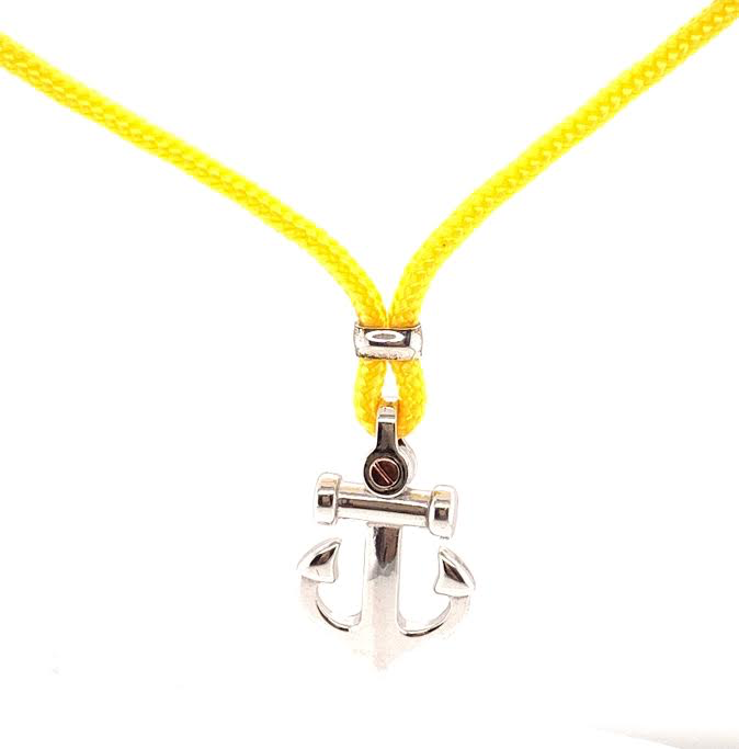Anchor Pendant with Kevlar Necklace | Zancan | Luby 