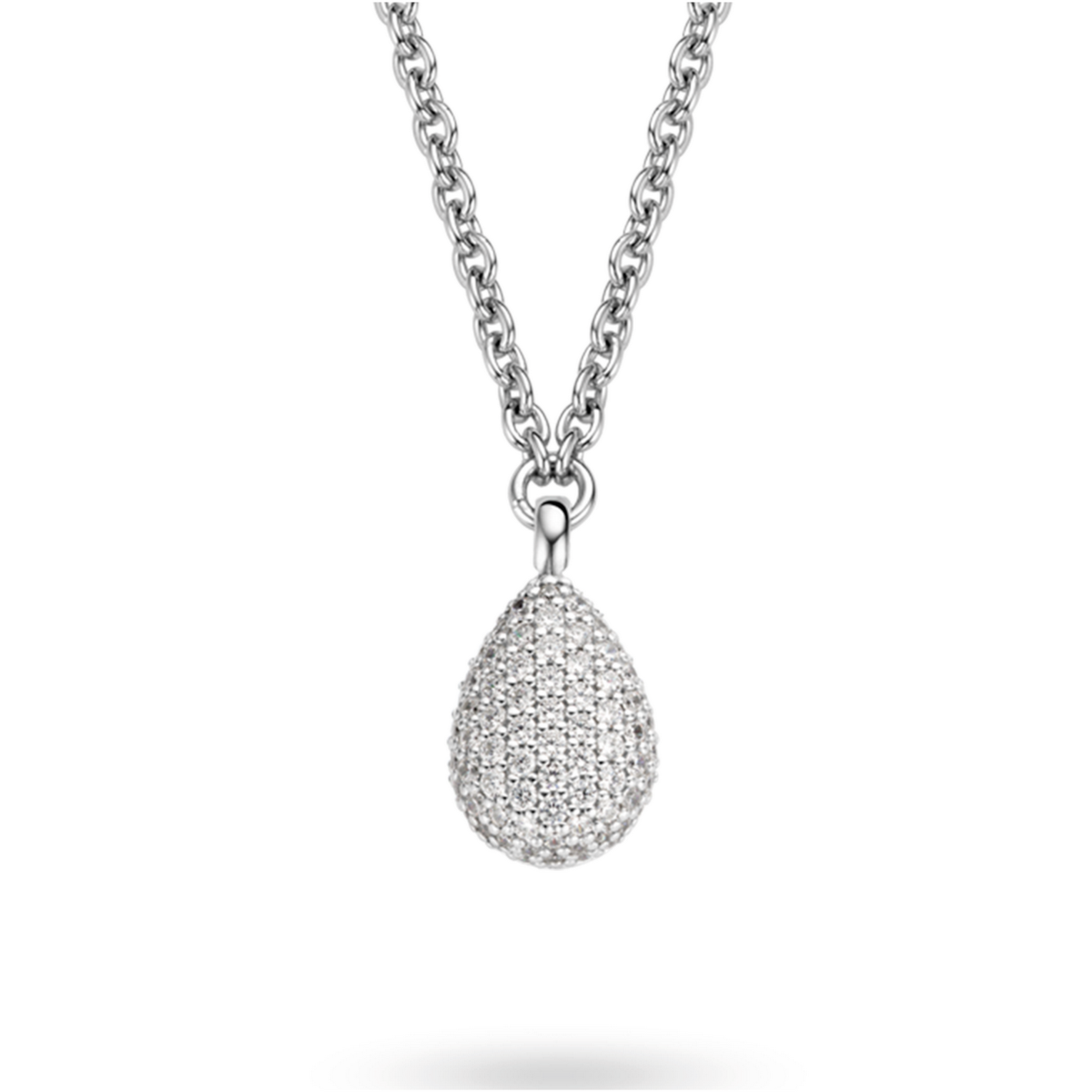 PAVÉ DROP NECKLACE | Ti Sento Milano | Luby 