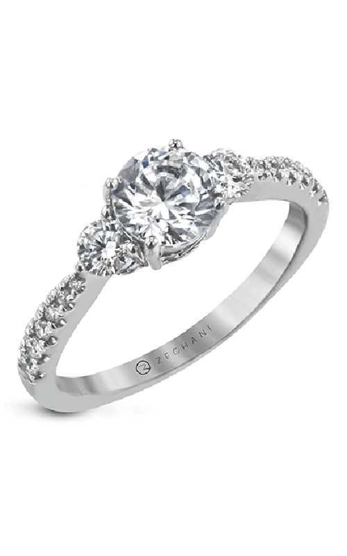 Zeghani 14K Diamond Engagement Ring | Zeghani | Luby 