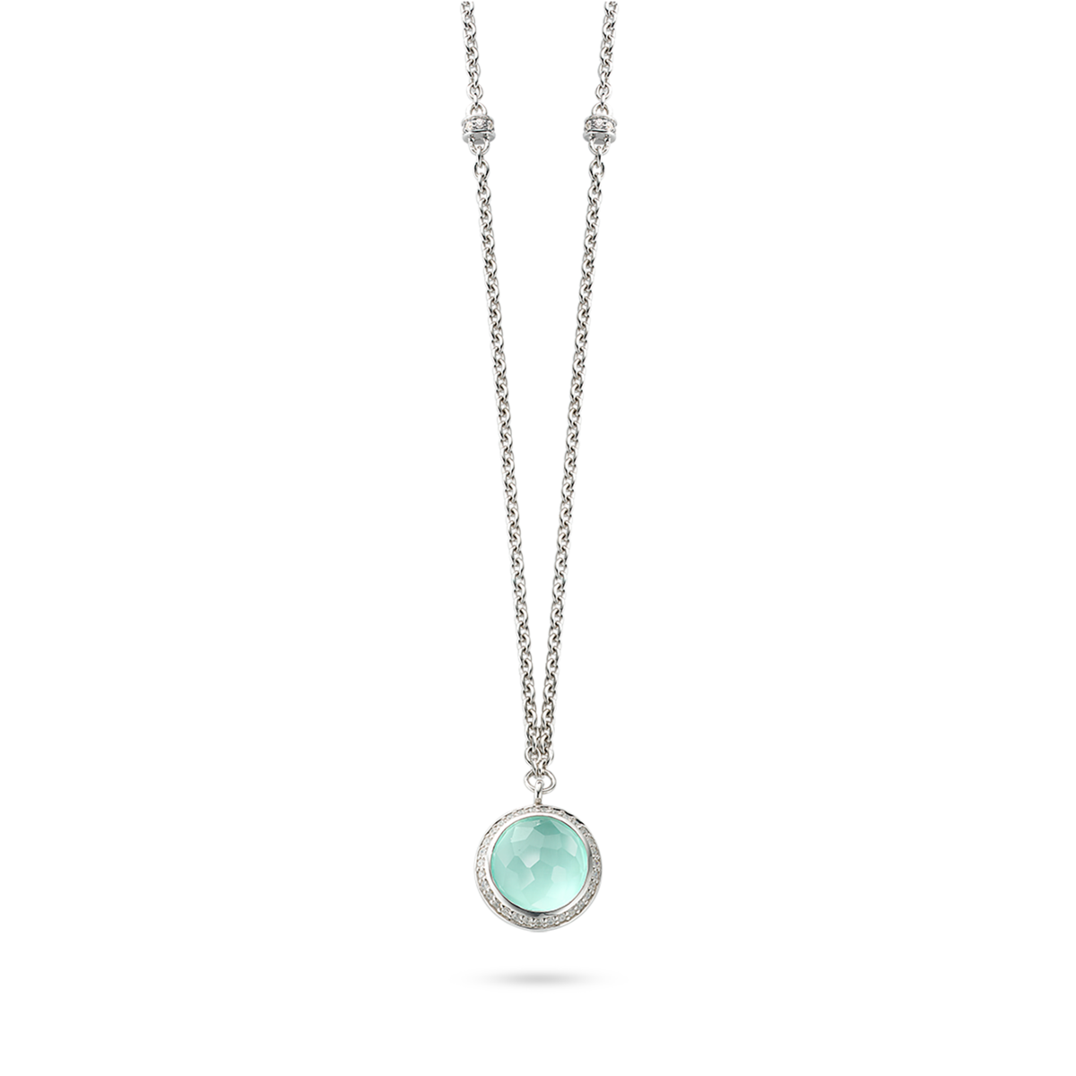 AQUAGREEN HALO NECKLACE | Ti Sento Milano | Luby 
