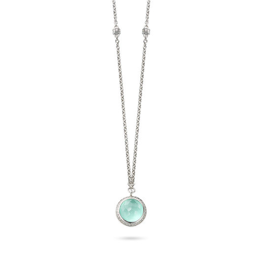 AQUAGREEN HALO NECKLACE | Ti Sento Milano | Luby 