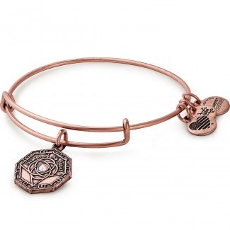 Bridesmaid Charm Bangle Bracelet (Rose-Gold) | Alex and Ani | Luby 