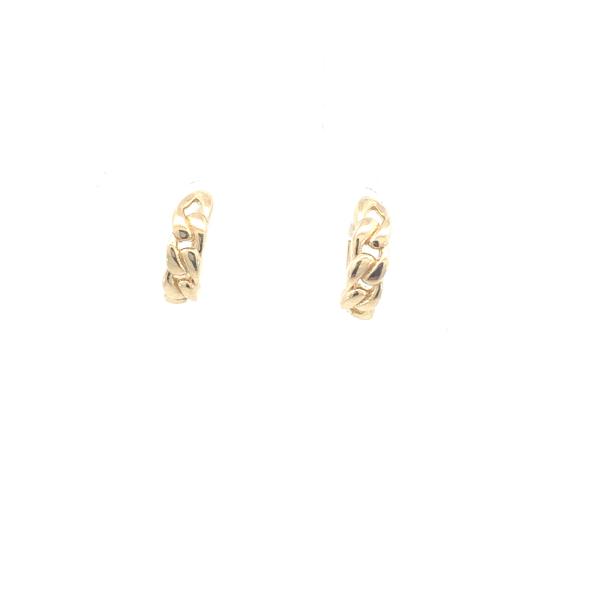 14K Gold Connect Hoops Earrings | Luby Gold Collection | Luby 