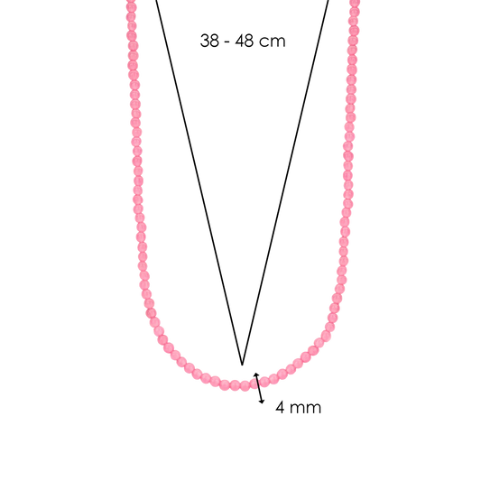 PINK BEADS NECKLACE | Ti Sento Milano | Luby 