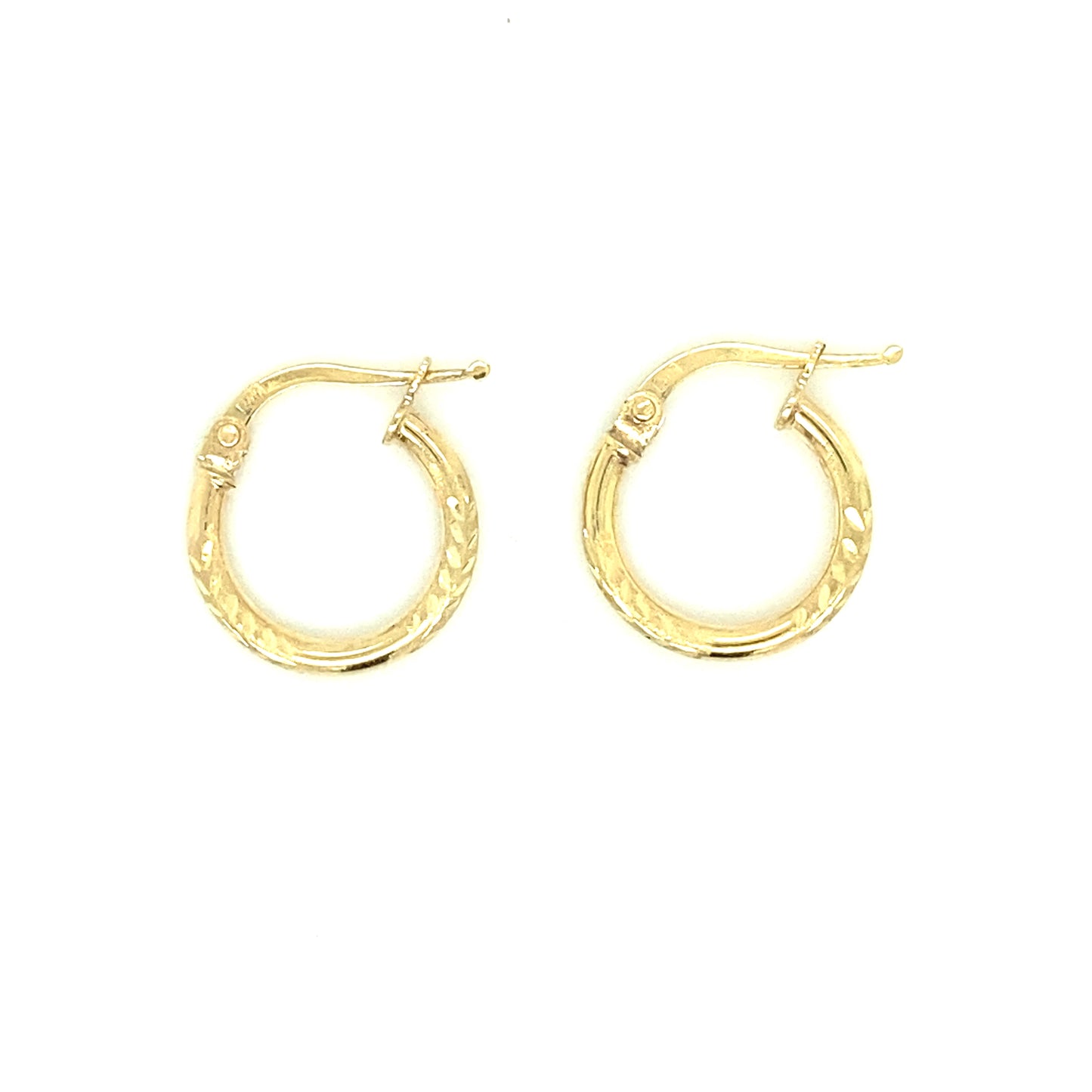 FANCY HOOPS CUT PAVÉ | Luby Gold Collection | Luby 