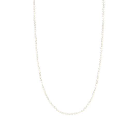 Small White Agate Beads Necklace | Ti Sento Milano | Luby 