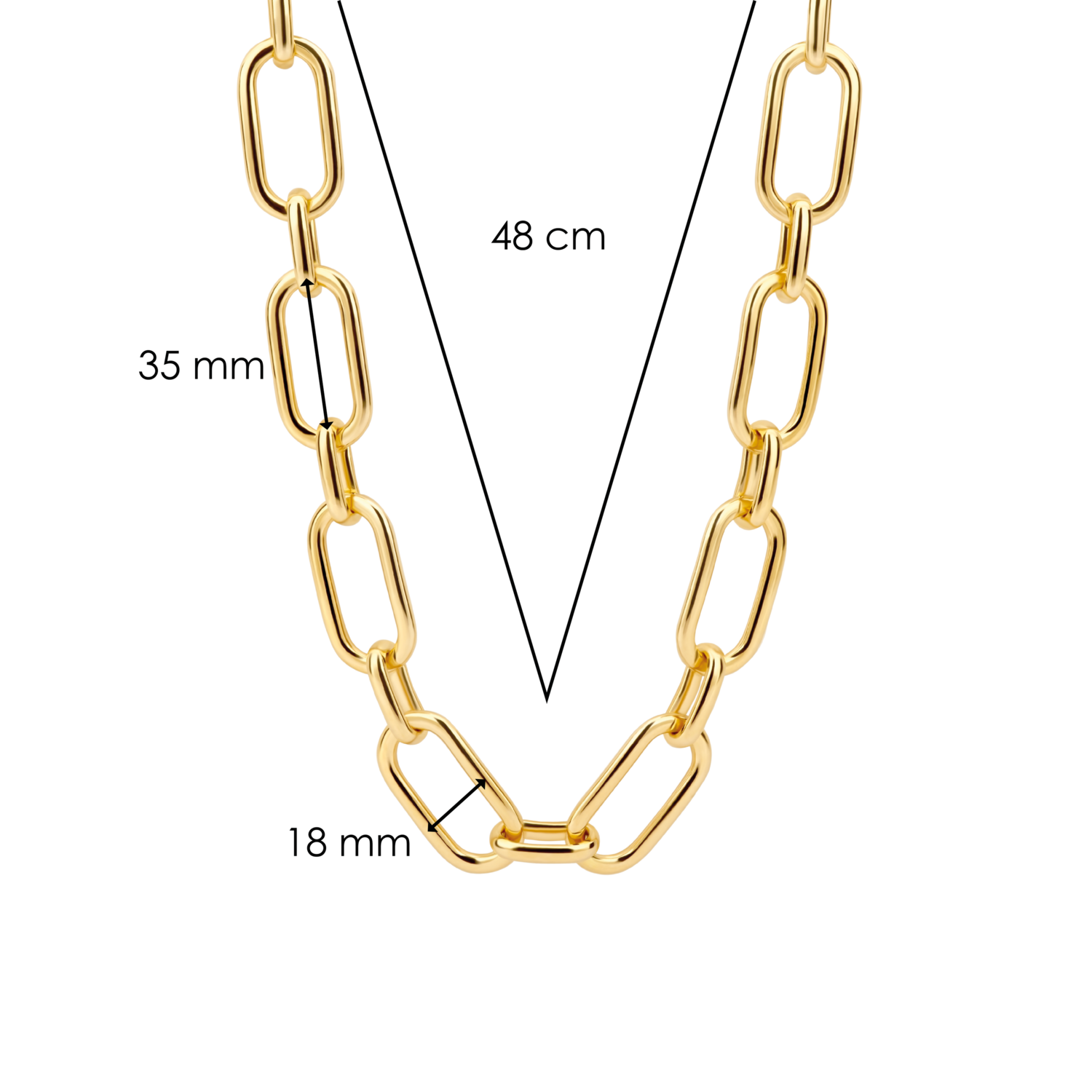 CHUKY LINK NECKLACE | Ti Sento Milano | Luby 