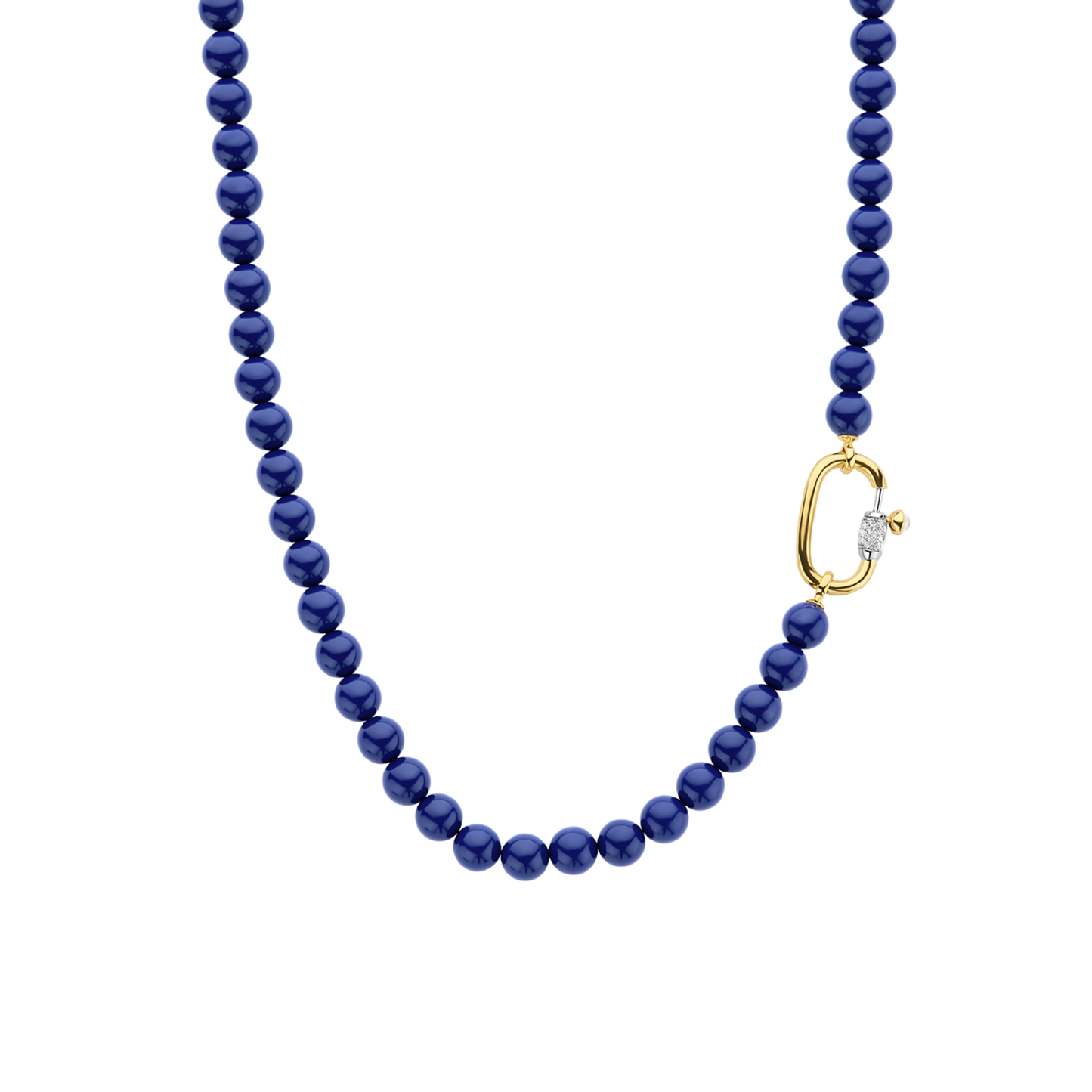 Ti Sento Lapis Azul Beads Necklace | Ti Sento Milano | Luby 