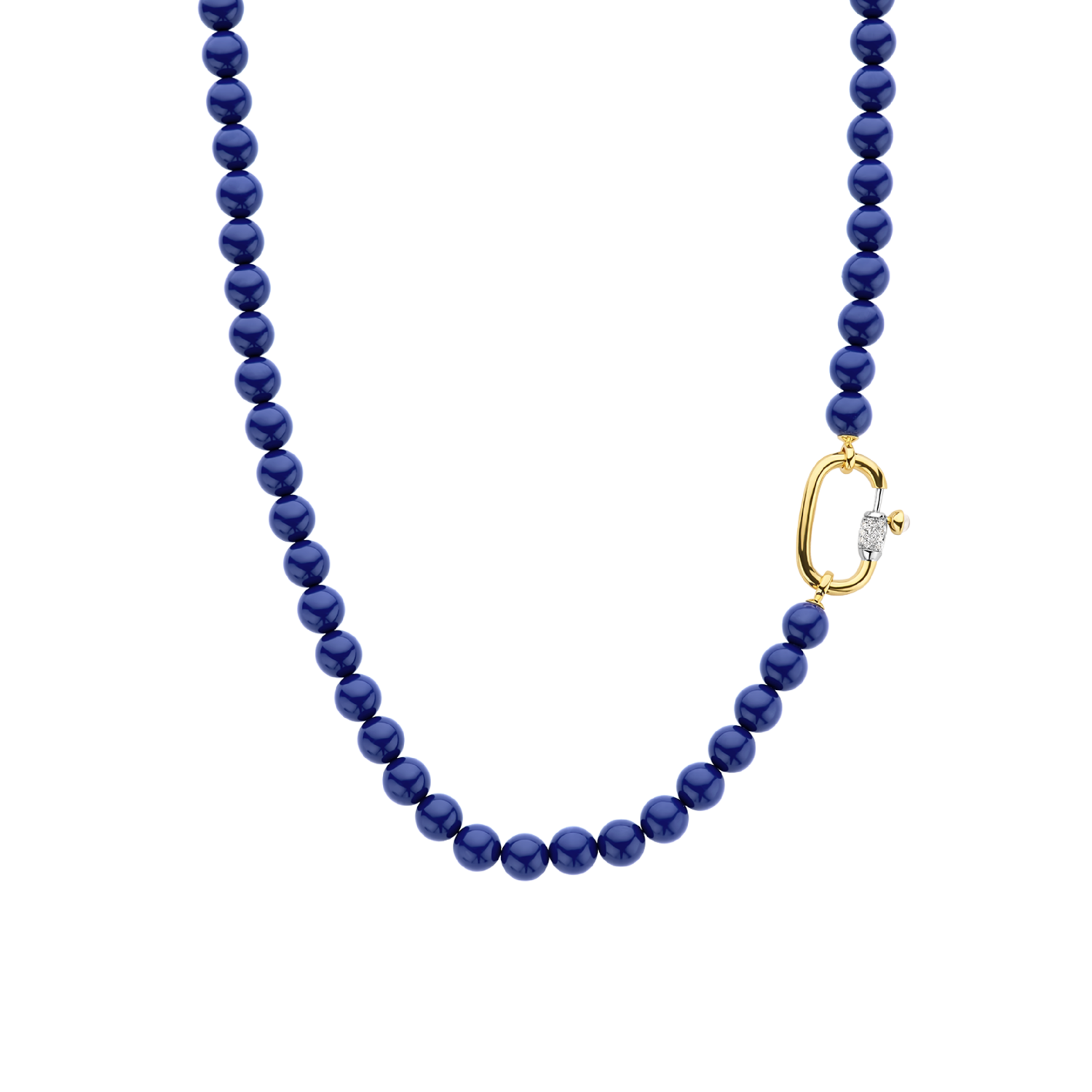 Ti Sento Lapis Azul Beads Necklace | Ti Sento Milano | Luby 
