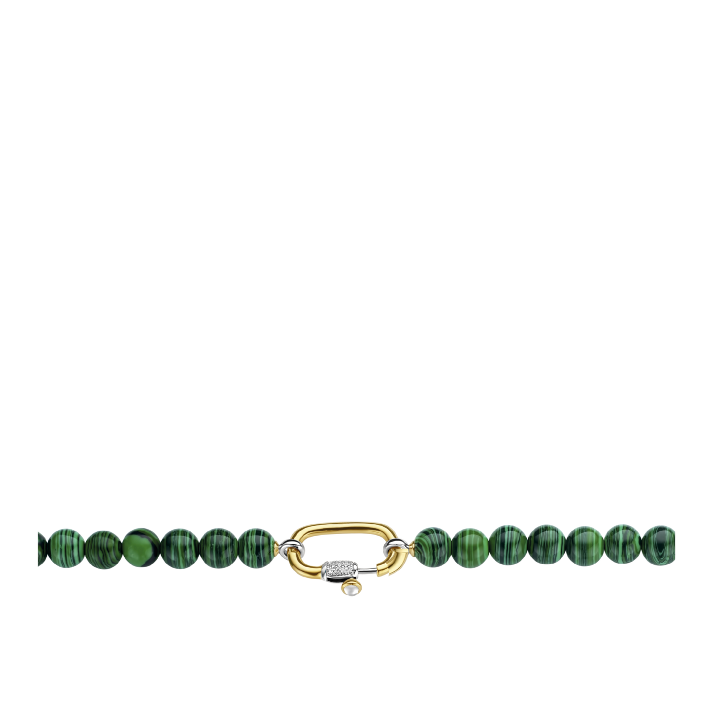 MALACHITE GREEN STONES NECKLACE | Ti Sento Milano | Luby 