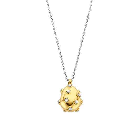 Mother of Pearl Doublets Handset Necklace | Ti Sento Milano | Luby 
