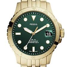 FB-01 Watch (Gold/Green) | Fossil | Luby 