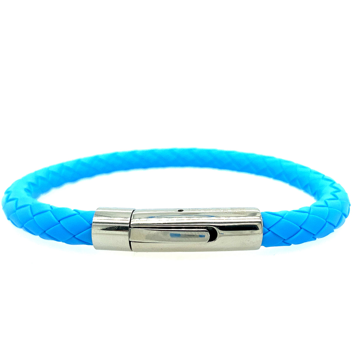Braided Rubber and Steel Bracelet | BORSARI | Luby 