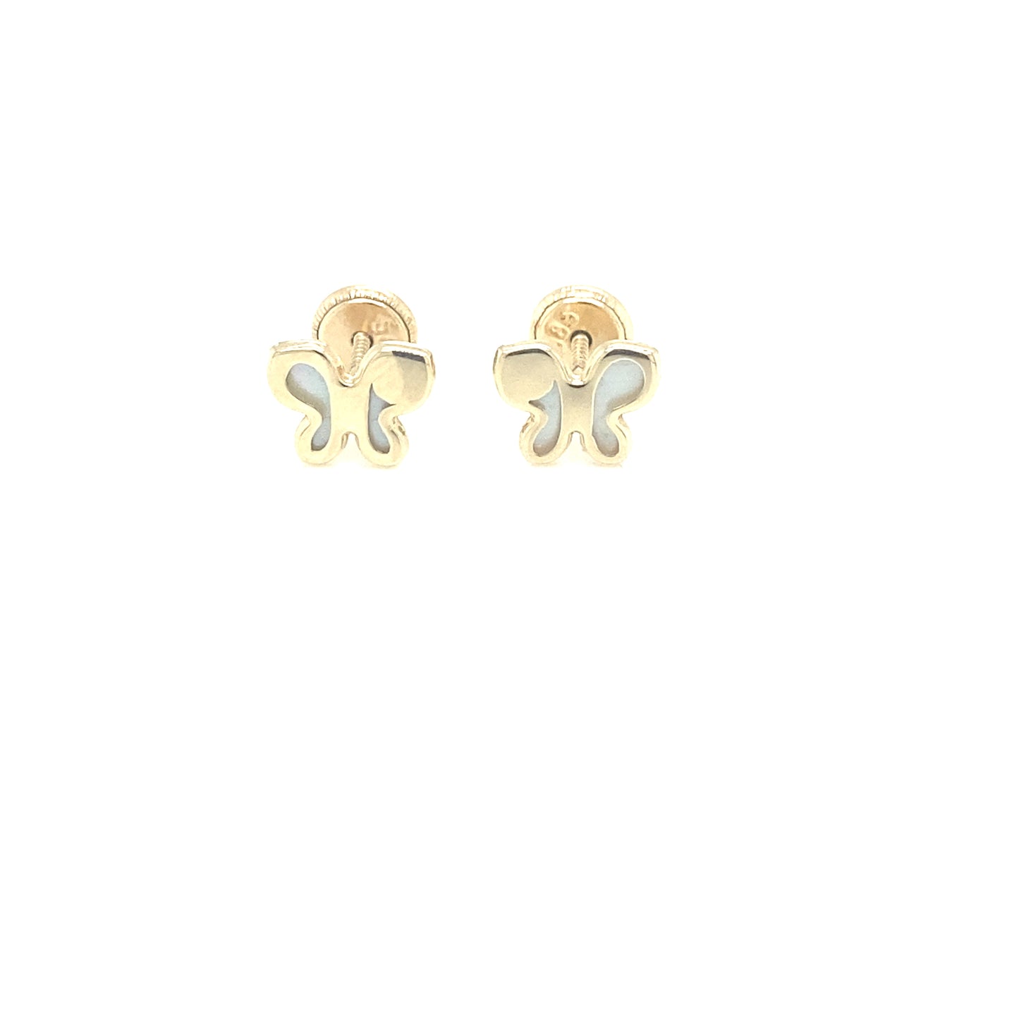 14K MOTHER OF PEARL BUTTERFLY | Luby Gold Collection | Luby 