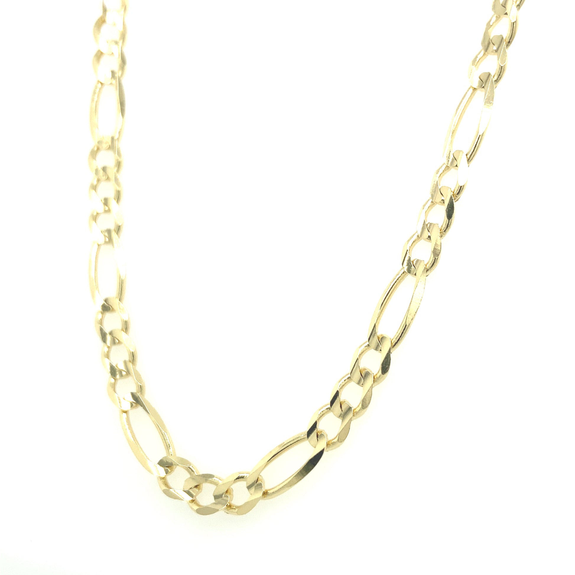 14K Gold Heavy Figaro Chain - 5MM | Luby Gold Collection | Luby 