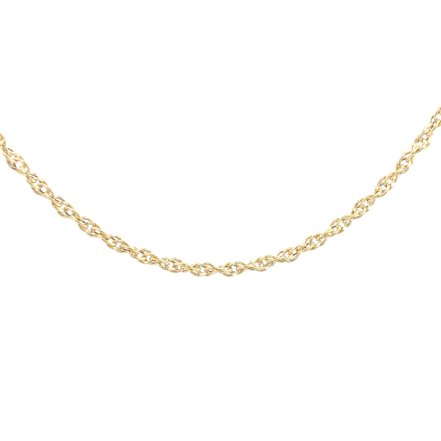 14K Gold Open Rope Chain | Luby Gold Collection | Luby 