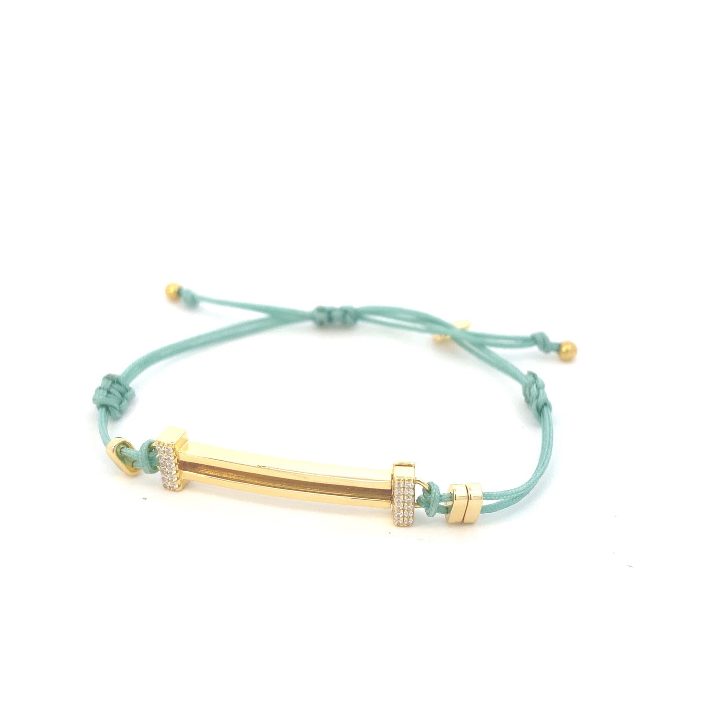 Many Element Teal Nylon Bracelet | Marcello Pane | Luby 