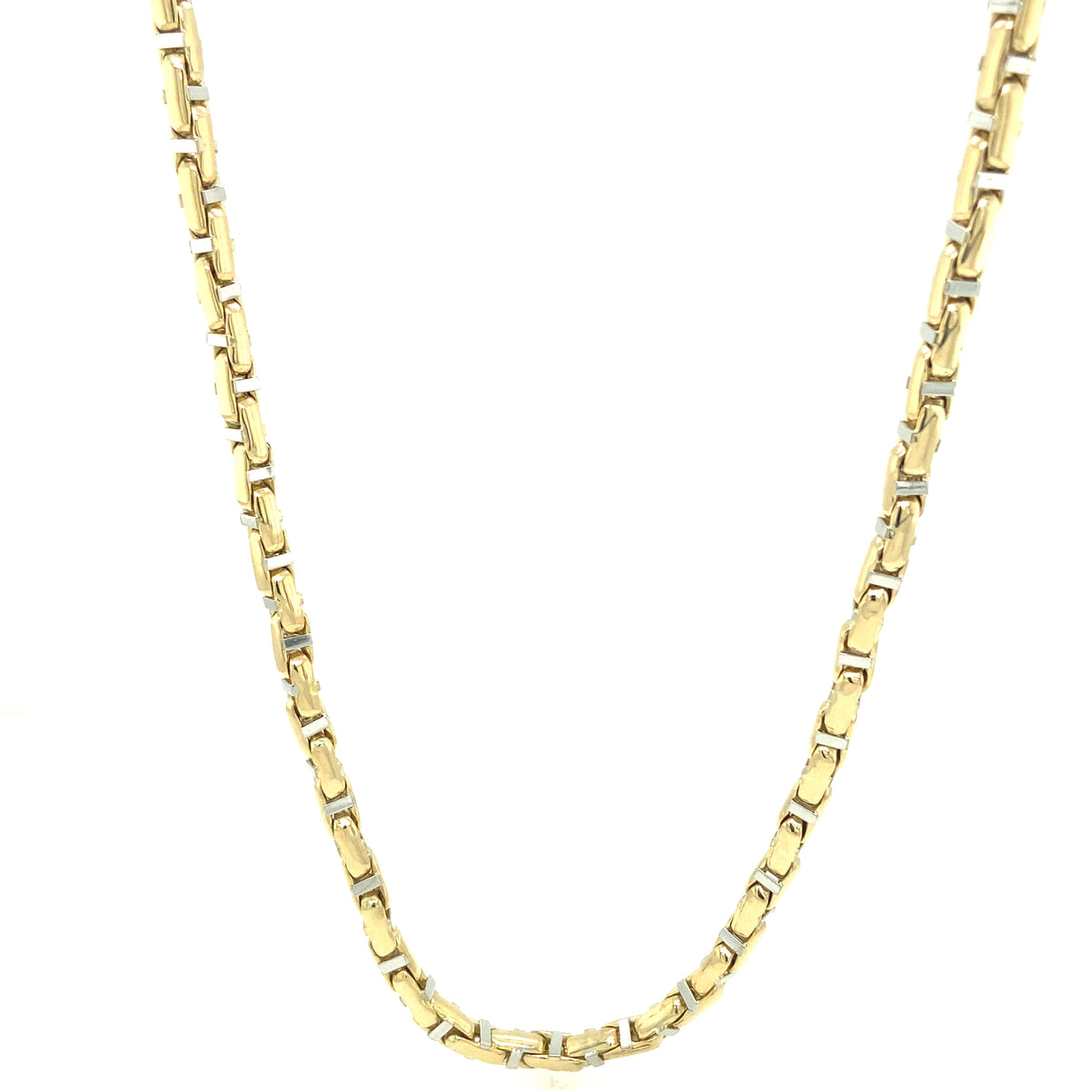 14K Marine Two-Tone Gold  Necklace - 24'' | Luby Gold Collection | Luby 