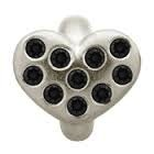 Black Heart of Love Charm (Silver/Black) | Endless Jewelry | Luby 