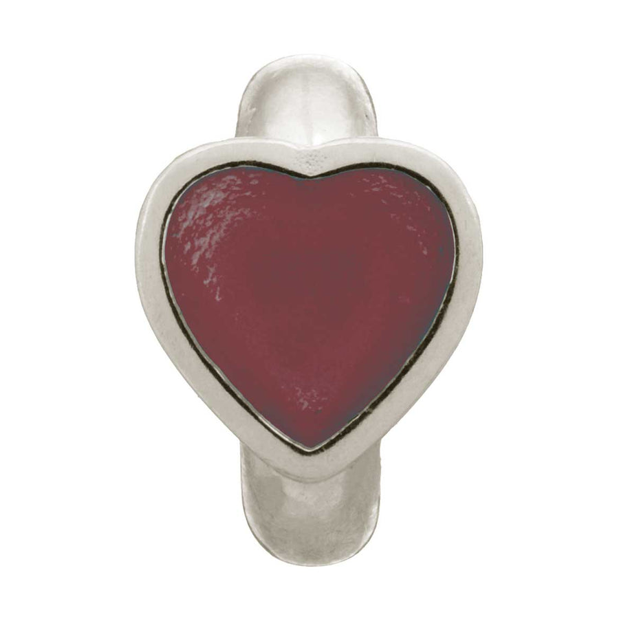 Dije Corazón Violeta (Plata/Violeta)
