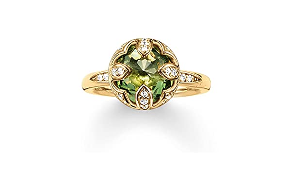 Purity of Lotos Ring (Gold/Green) | Thomas Sabo | Luby 