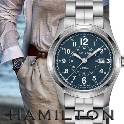 Khaki Automatic Field (Silver-Blue) | Hamilton | Luby 