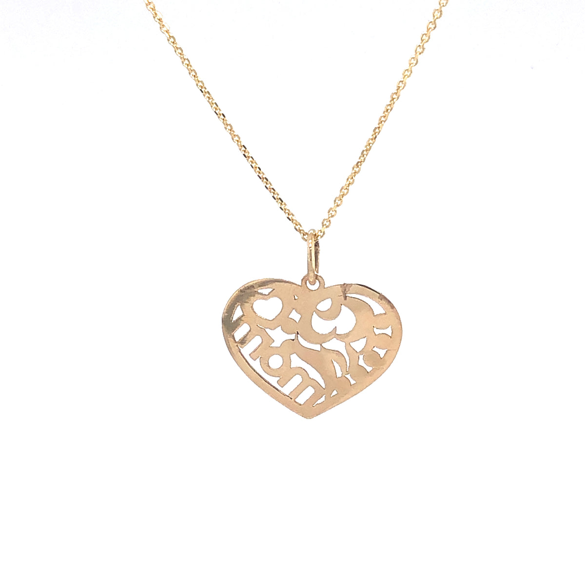 MOM HEART PENDANT | Luby Gold Collection | Luby 