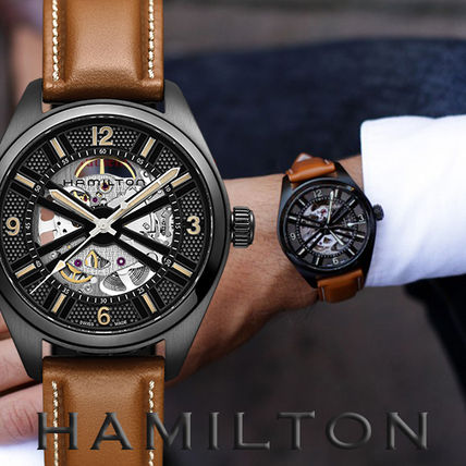 Khaki Automatic Skeleton (Black/Brown) | Hamilton | Luby 